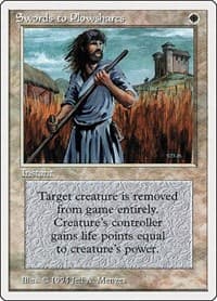 Swords to Plowshares - Summer Magic - Magic: The Gathering card