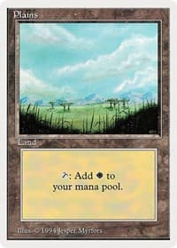 Plains (B) - Summer Magic - Magic: The Gathering card