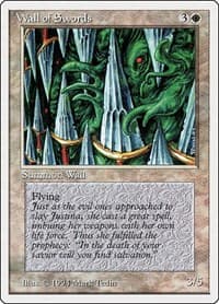 Wall of Swords - Summer Magic - Magic: The Gathering card