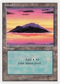 Island (A) - Summer Magic - Magic: The Gathering card