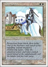 White Knight - Summer Magic - Magic: The Gathering card