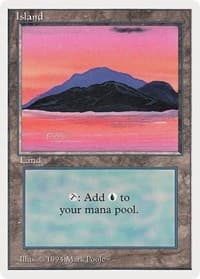 Island (C) - Summer Magic - Magic: The Gathering card