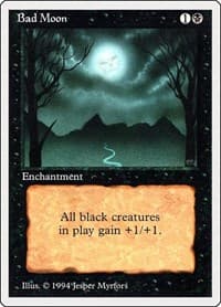 Bad Moon - Summer Magic - Magic: The Gathering card