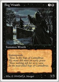 Bog Wraith - Summer Magic - Magic: The Gathering card