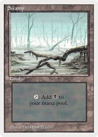 Swamp (A) - Summer Magic - Magic: The Gathering card