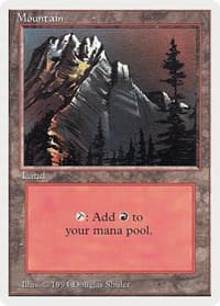 Mountain (A) - Summer Magic - Magic: The Gathering card