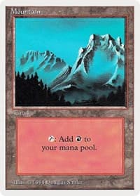 Mountain (B) - Summer Magic - Magic: The Gathering card