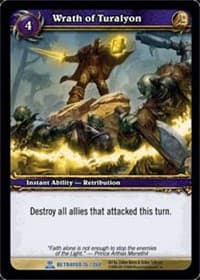 Wrath of Turalyon - Servants of the Betrayer - WoW card