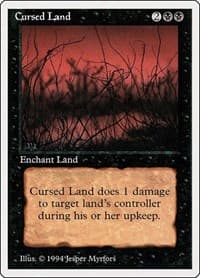 Cursed Land - Summer Magic - Magic: The Gathering card