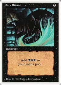 Dark Ritual - Summer Magic - Magic: The Gathering card