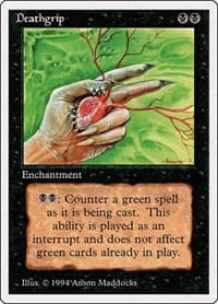 Deathgrip - Summer Magic - Magic: The Gathering card