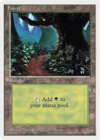 Forest (B) - Summer Magic - Magic: The Gathering card