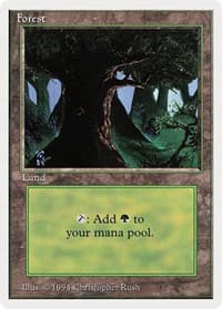 Forest (C) - Summer Magic - Magic: The Gathering card