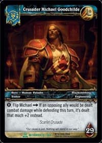 Crusader Michael Goodchilde - Servants of the Betrayer - WoW card