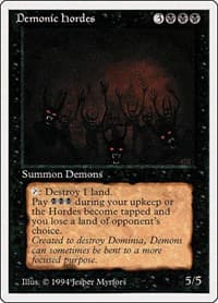 Demonic Hordes - Summer Magic - Magic: The Gathering card