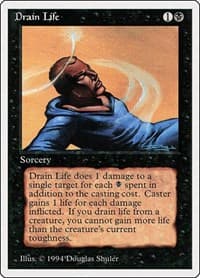 Drain Life - Summer Magic - Magic: The Gathering card