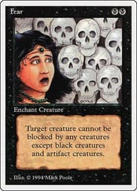 Fear - Summer Magic - Magic: The Gathering card