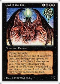 Lord of the Pit - Summer Magic - Magic: The Gathering card
