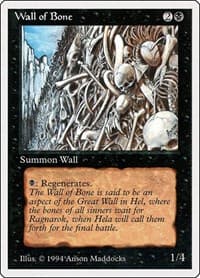 Wall of Bone - Summer Magic - Magic: The Gathering card