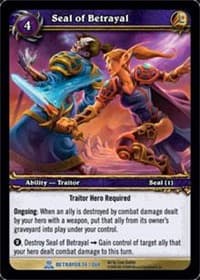 Seal of Betrayal - Servants of the Betrayer - WoW card