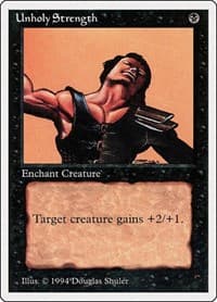 Unholy Strength - Summer Magic - Magic: The Gathering card