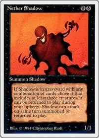 Nether Shadow - Summer Magic - Magic: The Gathering card