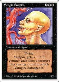 Sengir Vampire - Summer Magic - Magic: The Gathering card