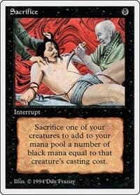 Sacrifice - Summer Magic - Magic: The Gathering card