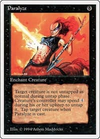 Paralyze - Summer Magic - Magic: The Gathering card