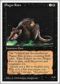Plague Rats - Summer Magic - Magic: The Gathering card