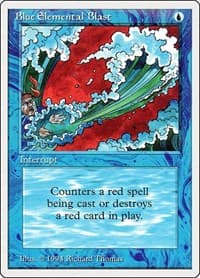 Blue Elemental Blast - Summer Magic - Magic: The Gathering card