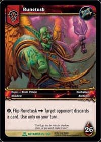 Runetusk - Servants of the Betrayer - WoW card