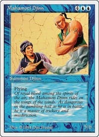 Mahamoti Djinn - Summer Magic - Magic: The Gathering card