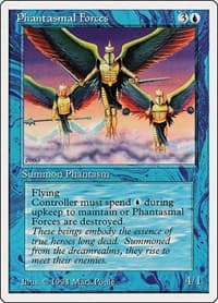 Phantasmal Forces - Summer Magic - Magic: The Gathering card