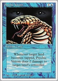 Psychic Venom - Summer Magic - Magic: The Gathering card