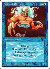 Serendib Efreet - Summer Magic - Magic: The Gathering card