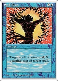 Spell Blast - Summer Magic - Magic: The Gathering card