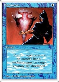 Unsummon - Summer Magic - Magic: The Gathering card