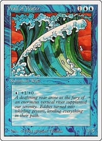 Wall of Water - Summer Magic - Magic: The Gathering card