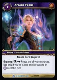 Arcane Focus - Servants of the Betrayer - WoW card