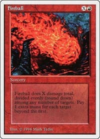 Fireball - Summer Magic - Magic: The Gathering card