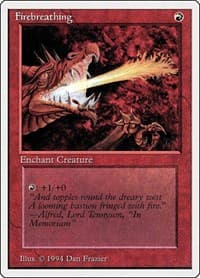Firebreathing - Summer Magic - Magic: The Gathering card