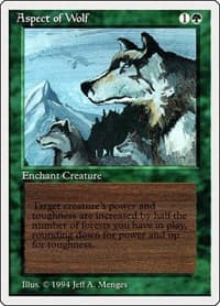 Aspect of Wolf - Summer Magic - Magic: The Gathering card