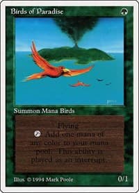 Birds of Paradise - Summer Magic - Magic: The Gathering card