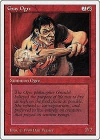 Gray Ogre - Summer Magic - Magic: The Gathering card