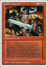 Keldon Warlord - Summer Magic - Magic: The Gathering card