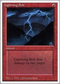 Lightning Bolt - Summer Magic - Magic: The Gathering card