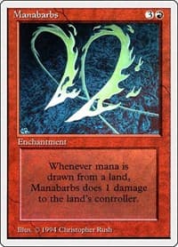 Manabarbs - Summer Magic - Magic: The Gathering card