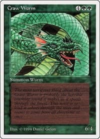 Craw Wurm - Summer Magic - Magic: The Gathering card