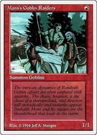 Mons's Goblin Raiders - Summer Magic - Magic: The Gathering card